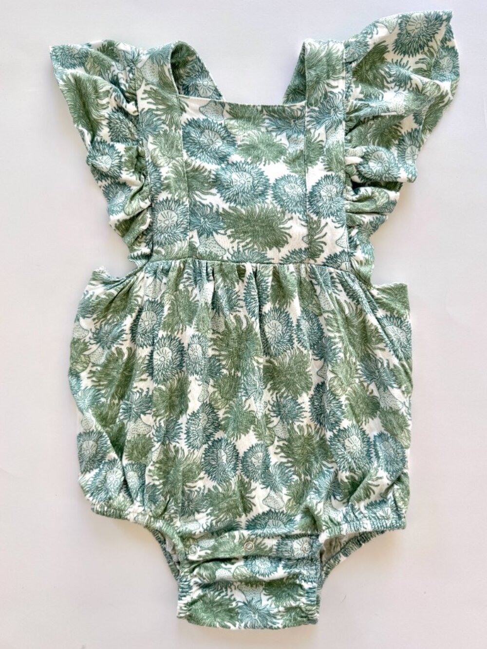 Kate Quinn Sea Anemone Print Bubble Romper 18-24m